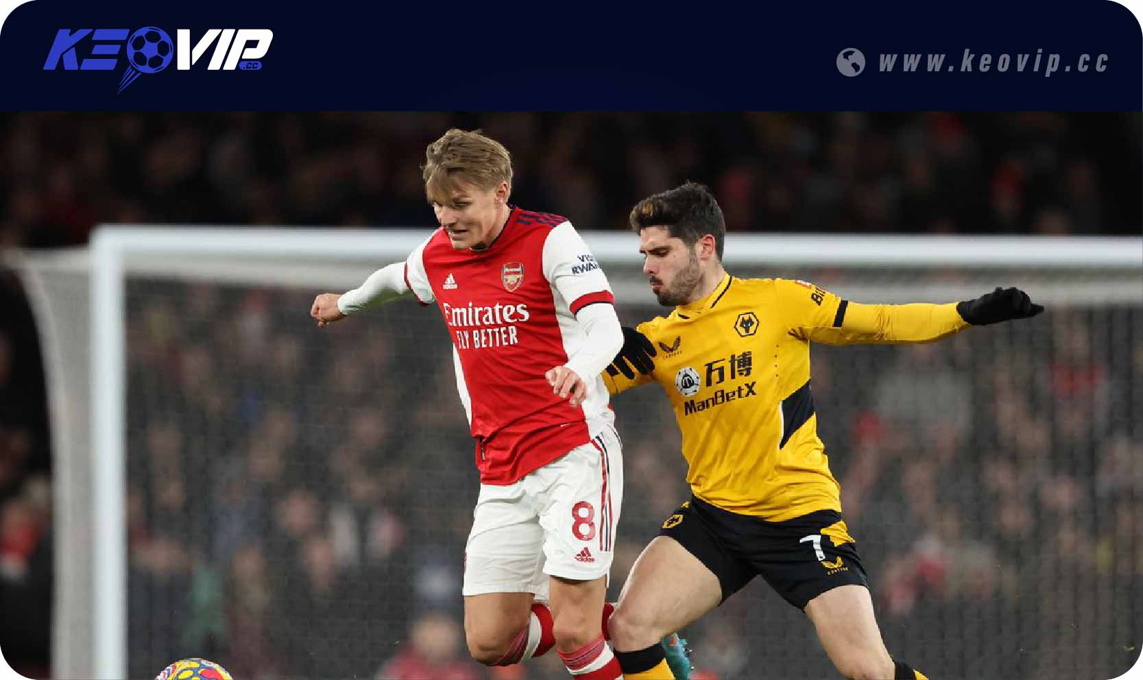 Soi kèo châu Âu Arsenal vs Wolves
