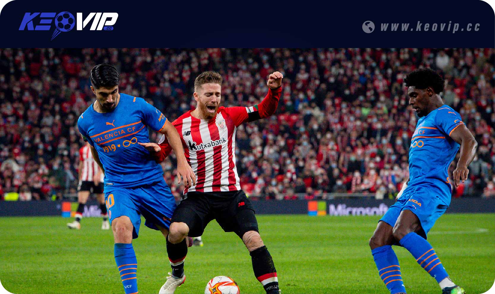 Soi kèo châu Âu Athletic Bilbao vs Valencia (1x2)