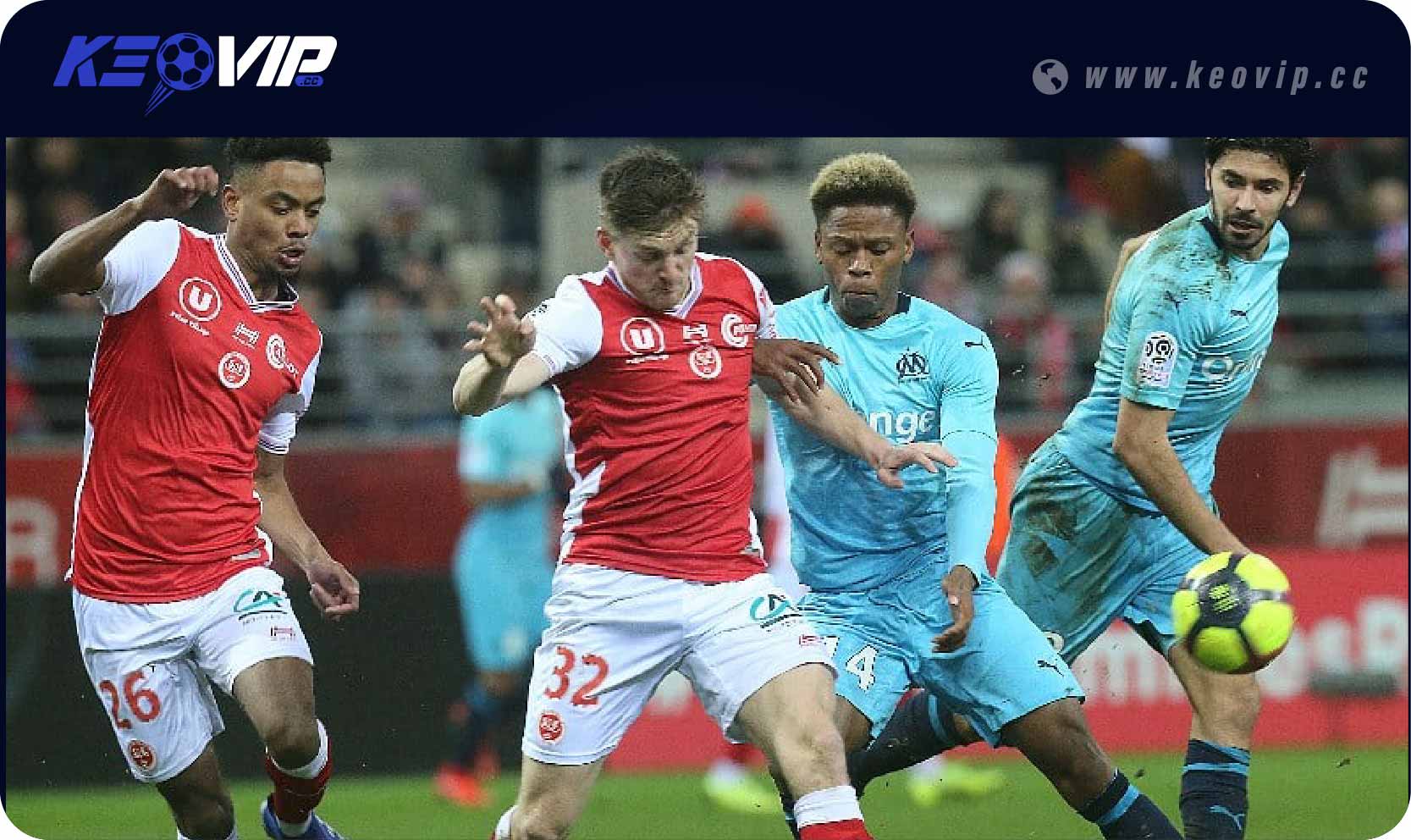 Soi kèo châu Á Marseille vs Reims (Handicap)