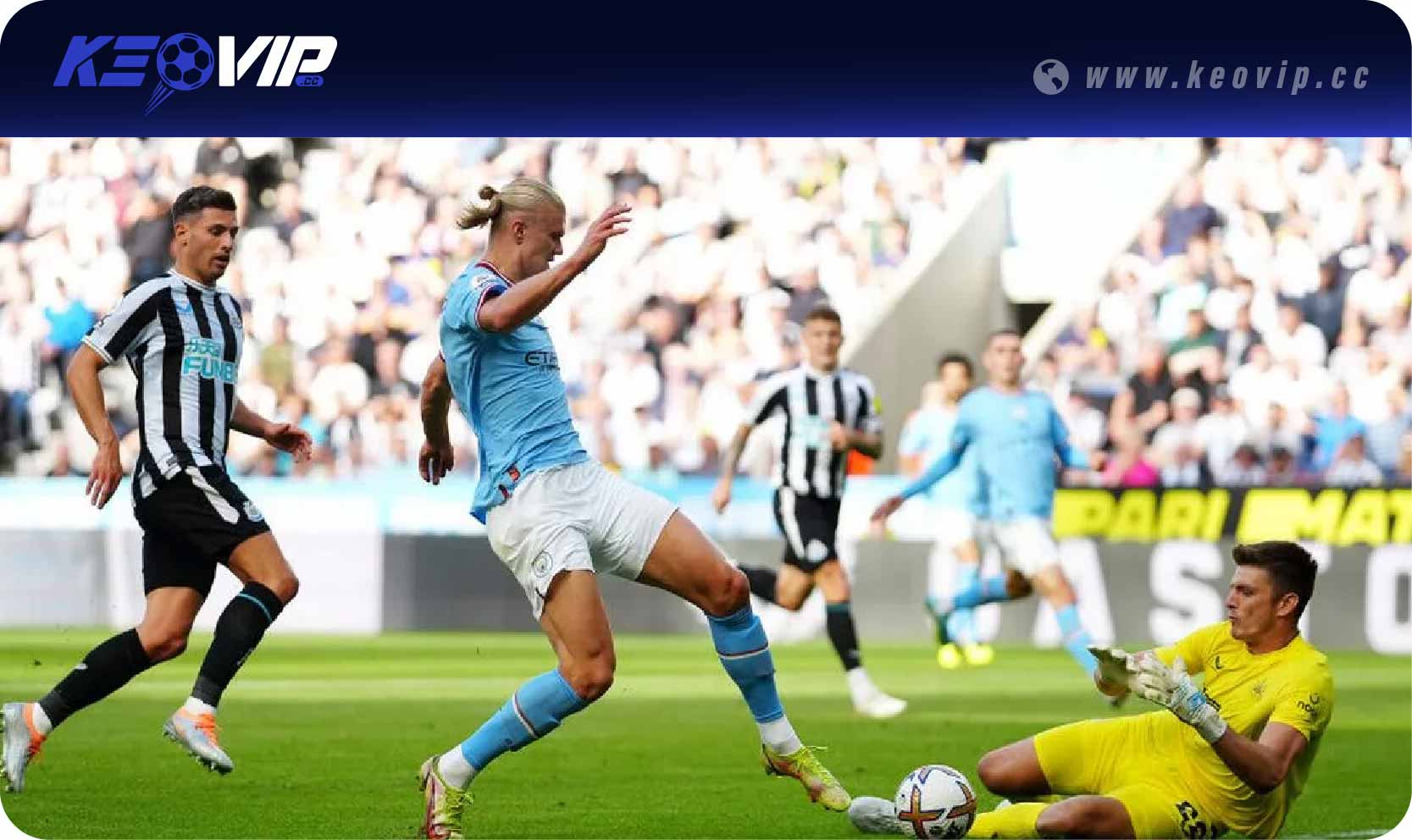 Soi kèo châu Á Newcastle vs Man City (Handicap)