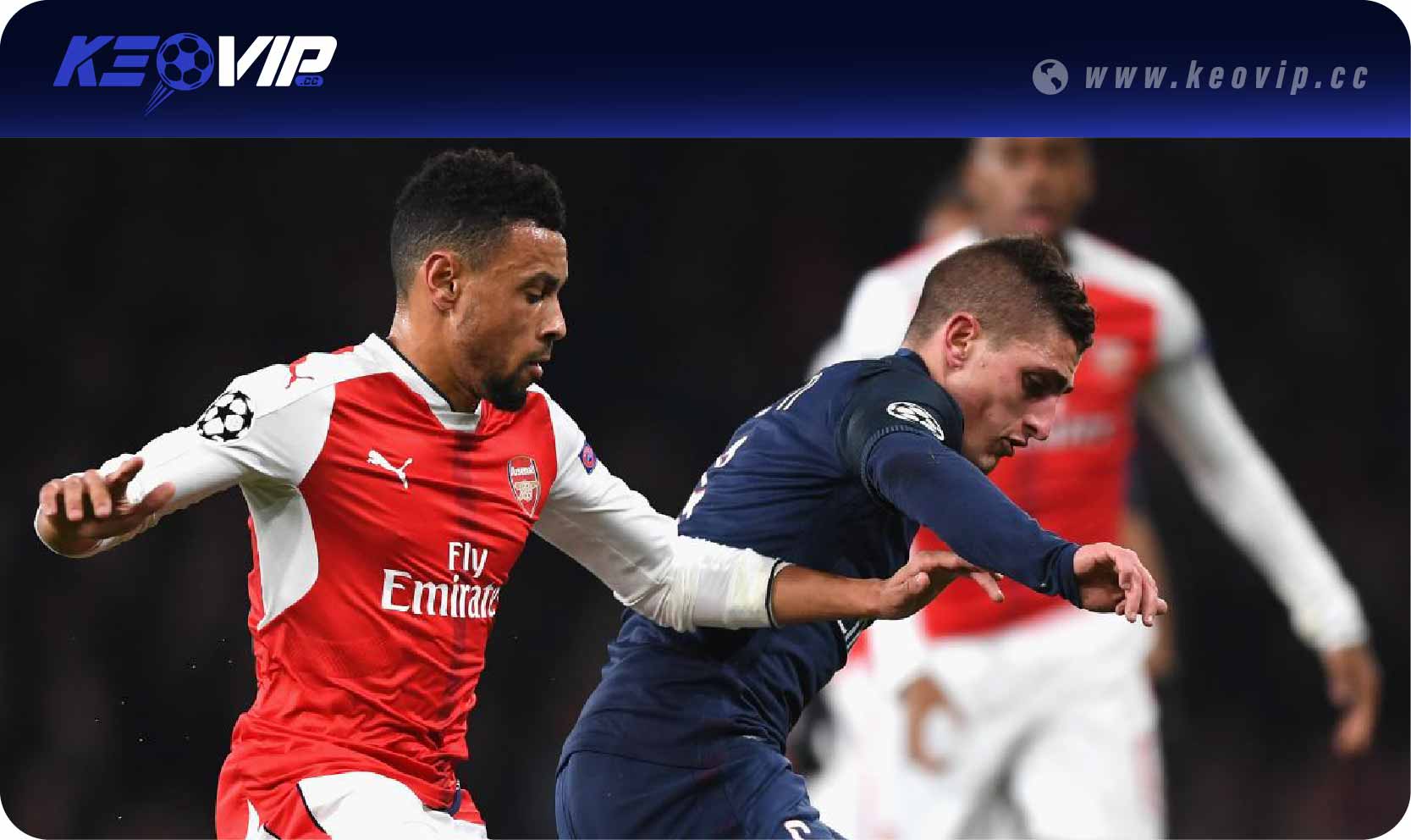 Soi kèo châu Á Arsenal vs PSG (Handicap)