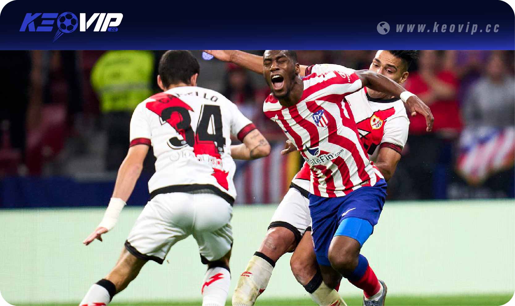 Soi kèo châu Á Vallecano vs Atletico Madrid (Handicap)