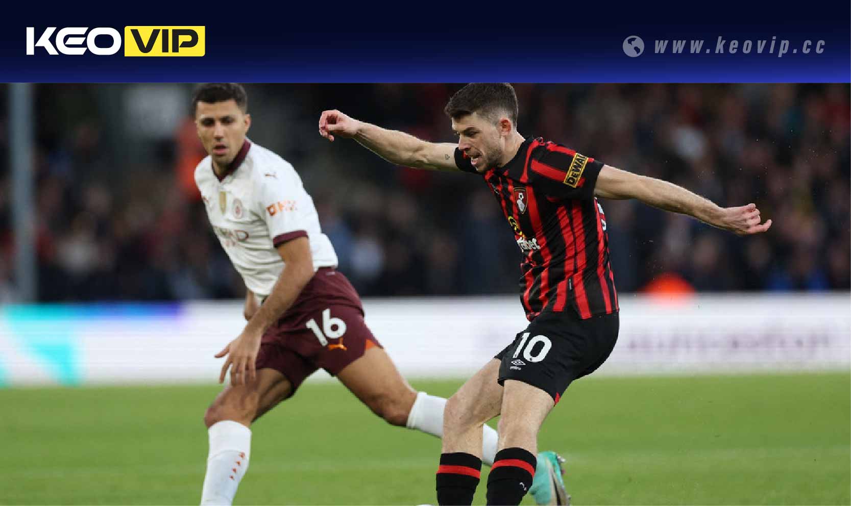 Soi kèo châu Á Bournemouth vs Man City (Handicap)